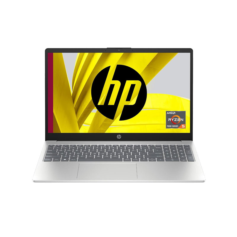 Picture of HP 15 - AMD Ryzen 5-7520U 15.6" (39.6 cm) 15-fc0156AU Thin & Light Laptop (16GB/ 512GB SSD/ Full HD Display/ Windows 11 Home/ Anti-Glare/  AMD Radeon Graphics/ Backlit KB/ Backlit KB/ MS Office/ 1Year Warranty/ Silver/ 1.59 kg)